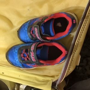 Kids spider man shoes